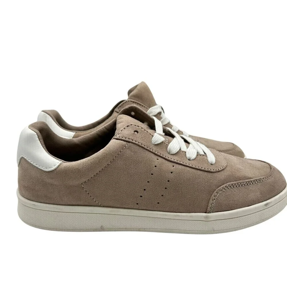 Old Navy Womens Comfort Light Taupe Classic Sneakers Size 8